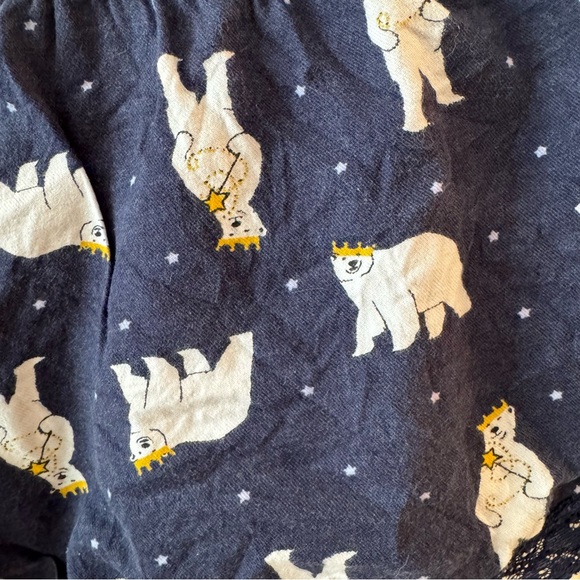 Navy Blue Polar Bear Pajama Shorts from Aerie - Picture 4 of 5